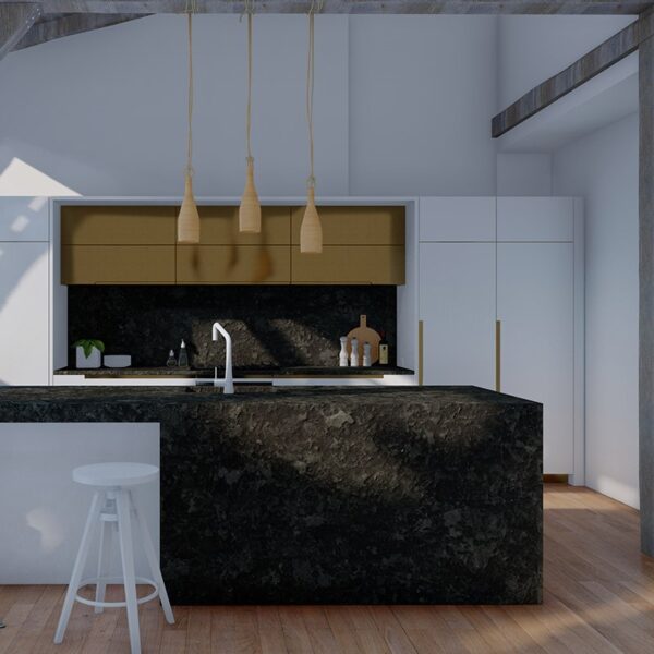 GRANITE NOIRE ANGOLA FLAME